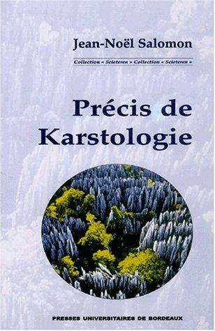 Precis de karstologie