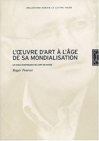 Oeuvre d'art a l'age de la mondialisation
