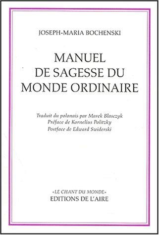 Manuel de sagesse ordinaire