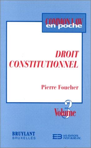 Constitutionnel Vol 3 Comm Law