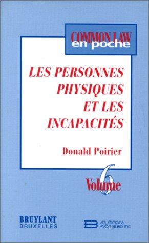 Les personnes physiques et les incapacités