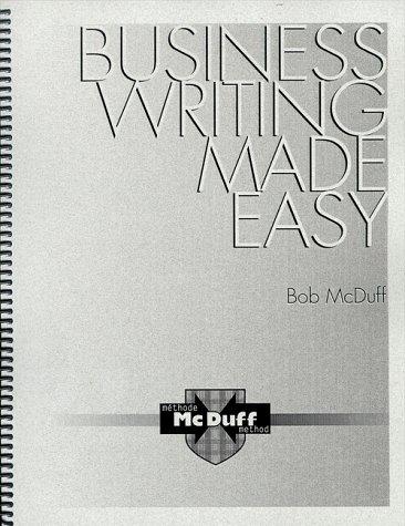 Business Writing Made Easy