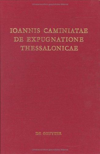 Ioannis Caminiatae de Expugnatione Thessalonicae