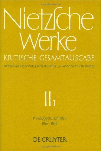 Nietzsche Werke: Kristische Gesamtaugabe