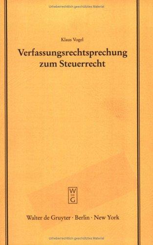 Verfassungsrechtsprechung zum Steuerrecht