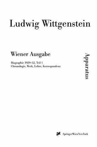 Biographischer Apparat. Datierung 1929 - 1932 (Bände 1-10)