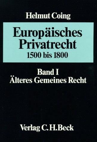 Europäisches Privatrecht I/ II