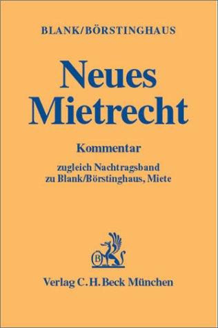 Neues Mietrecht
