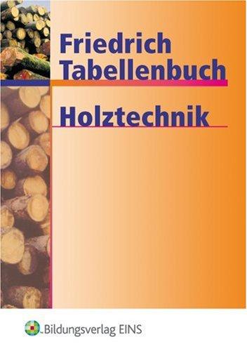 Friedrich Tabellenbuch, Holztechnik