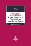 Anwalts-Checkbuch Scheidungs- und Trennungsvereinbarungen