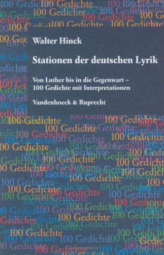 Stationen der deutschen Lyrik