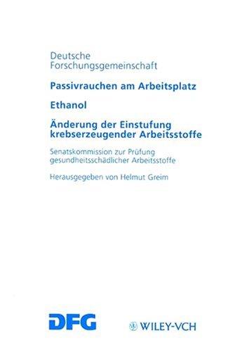 Dfg Passivrauchen Am Arbeitsplatz