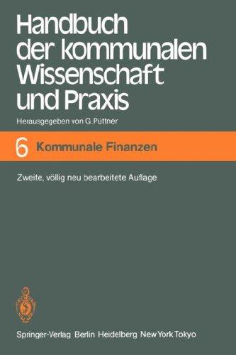Handbuch der kommunalen Wissenschaft und Praxis: Band 3
