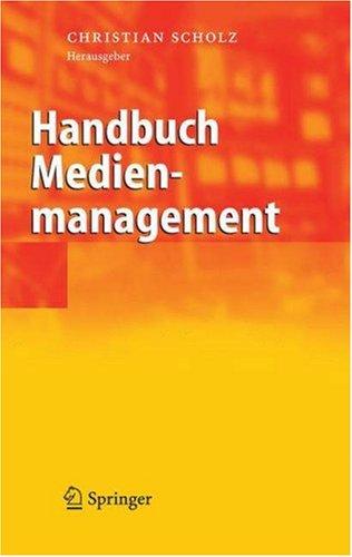Handbuch Medienmanagement