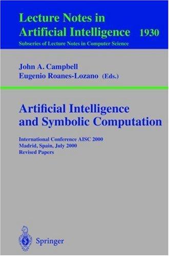 Artificial intelligence and symbolic computation
