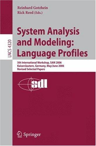 System analysis and modeling, language profiles