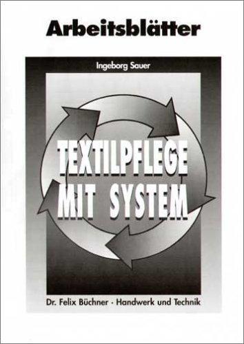 Textilpflege mit System, Arbeitsblätter