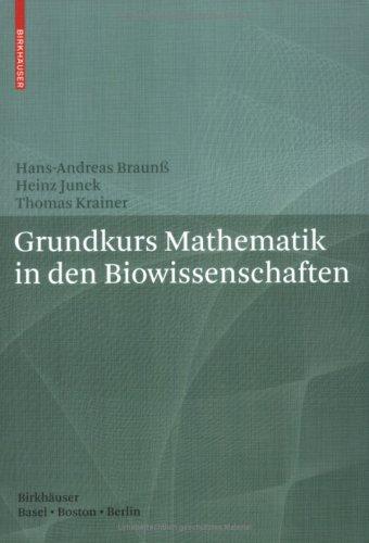 GRUNDKURS MATHEMATIK IN DEN BIOWISSENSCHAFTEN