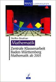 Zentrale Klassenarbeit Baden- Württemberg Mathematik.