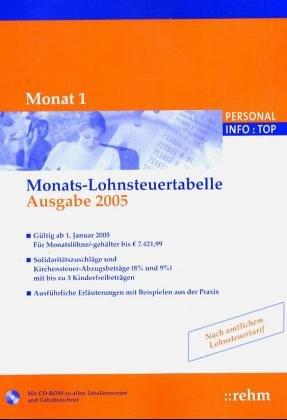 Monats- Lohnsteuertabelle 2003
