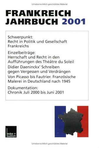 Frankreich-Jahrbuch 2001
