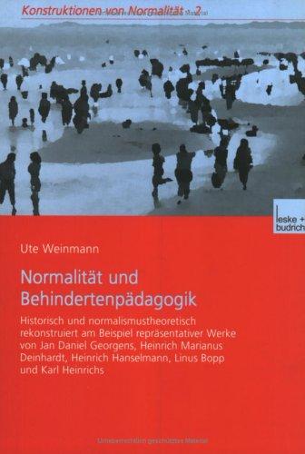 Normalität und Behindertenpädagogik