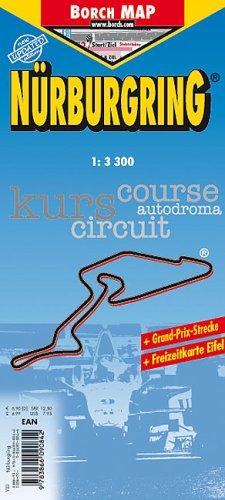 Nürburgring Circuit Laminated Map (Motorsport Circuits)