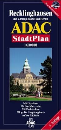 Grossraum Recklinghausen, Herne, Herten/Castrop-Rauxel, ADAC Stadtplan 1:20 000: Neu!