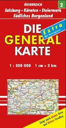 Die Generalkarte, 1:200.000 (Euro Karte / Mair)