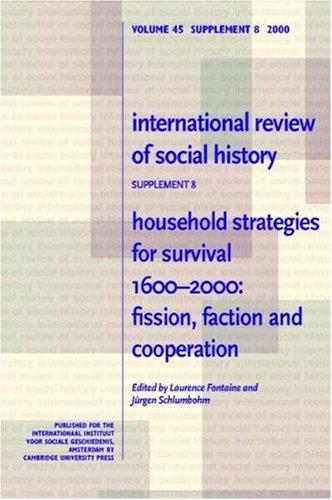 Household strategies for survival, 1600-2000