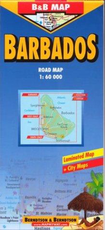 B&B Barbados Laminated Map