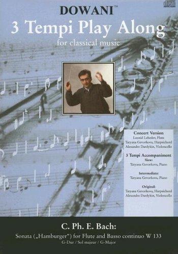 Sonata ("Hamburger") for Flute and Basso Continuo W 133 in G major (3 Tempi Play Along)