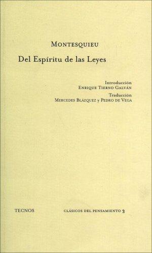 De l'esprit des lois