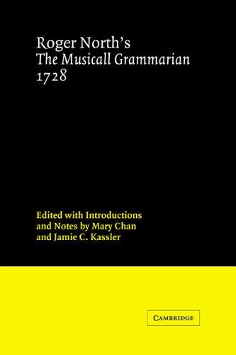 Roger North's the musicall grammarian