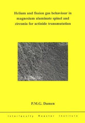 Helium & Fission Gas Behavior in Magnesium Aluminate Spinel & Zirconia for Actinide Transmutation