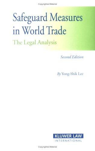 Safeguard Measures in World Trade