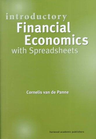 Introductory Financial Economics with Spreadsheets