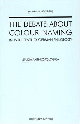 Debate about Colour Naming in 19th-Century German Philology