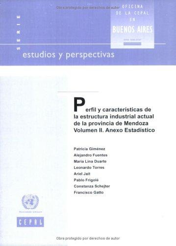 Perfil y Características de la Estructura Industrial Actual de la Provincia de Mendoza, Volumen II