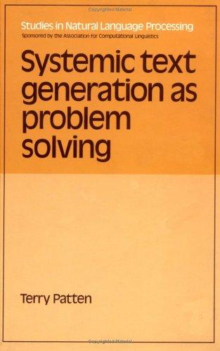 Systemic text generation as problem solving
