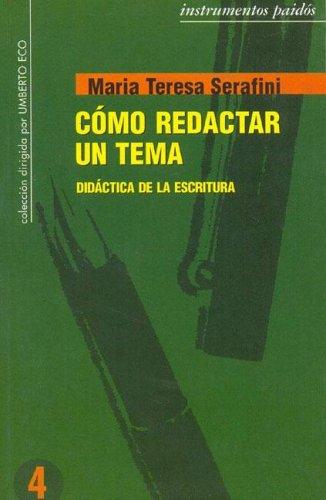Como Redactar un Tema