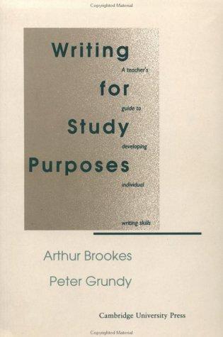 Writing for study purposes