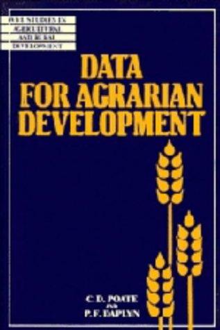 Data for agrarian development