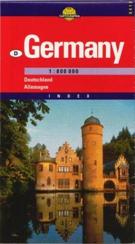 Germany Map (Cartographia European Road Map)
