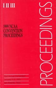 1999 Ncaa Convention Proceedings