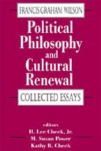 Political Philosophy and Cultural Renewal