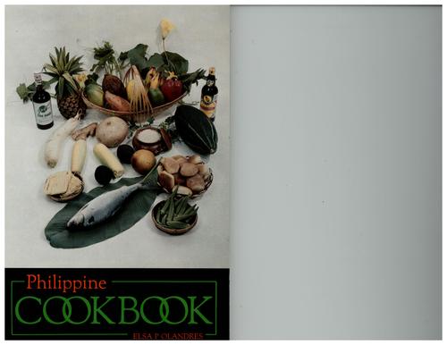 Philippine cookbook