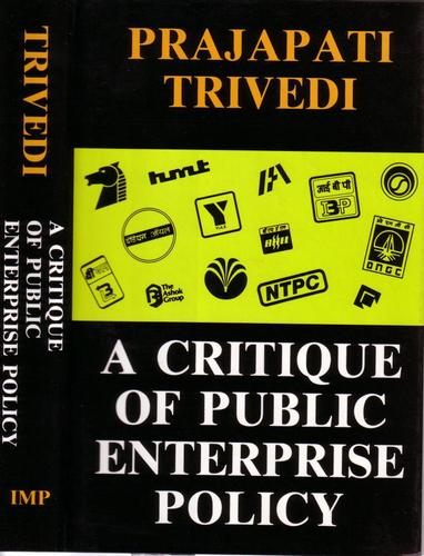 A Critique of Public Enterprise Policy