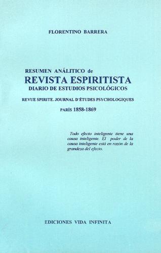 Resumen análitico de "Revista espiritista : diario de estudios psicológicos"