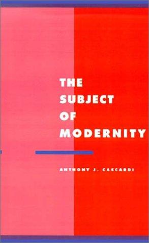 The subject of modernity